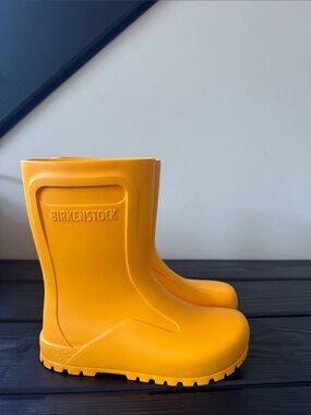 Birkenstock Kids Bright Orange Waterproof Rain Boots